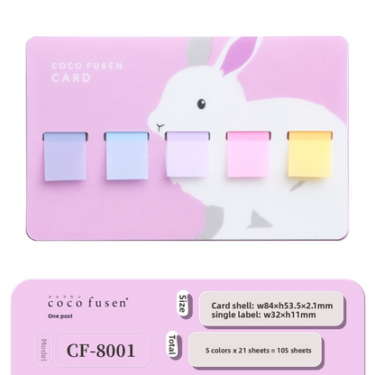 Kanmido Coco Fusen Sticky Memo Card