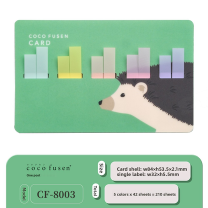 Kanmido Coco Fusen Sticky Memo Card