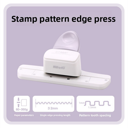 Kw-Trio Borderless Stamp Press Puncher