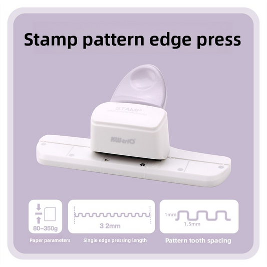 Kw-Trio Borderless Stamp Press Puncher