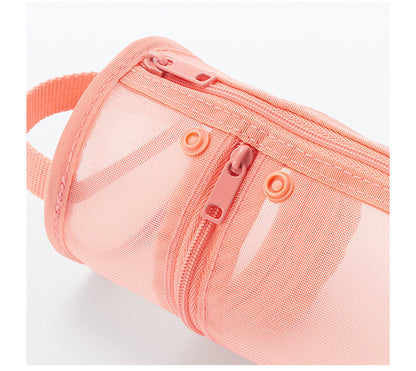 Muji Nylon Mesh Vertical/Horizontal Pen Case
