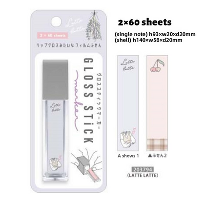 Unizakka Lipstick Double-sided Sticky Notes