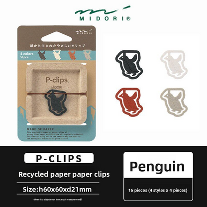 Midori P-Clips Eco-Friendly Paper Clips