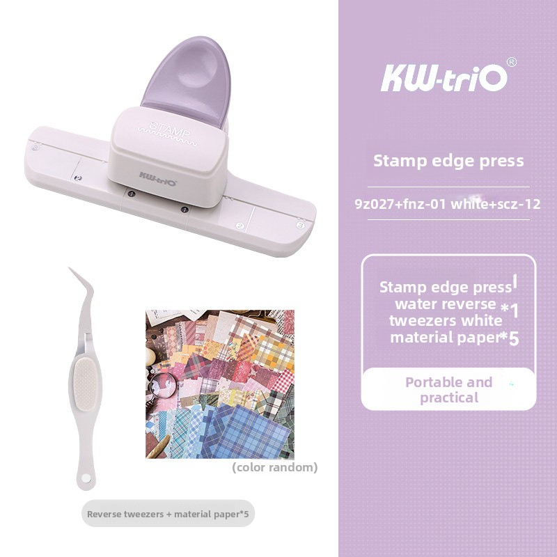 Kw-Trio Borderless Stamp Press Puncher