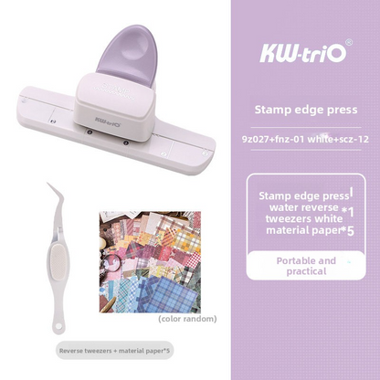 Kw-Trio Borderless Stamp Press Puncher