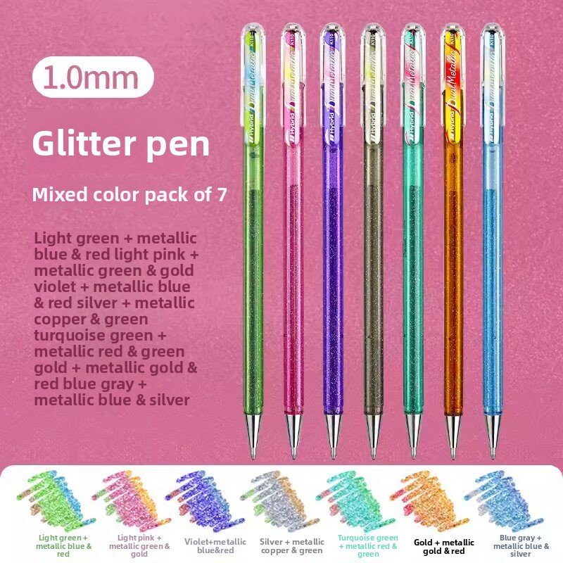 Pentel K110 Hybrid Dual Metallic Glitter Gel Pen