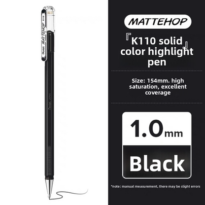 Pentel Mattehop Gel Pen 1.0mm