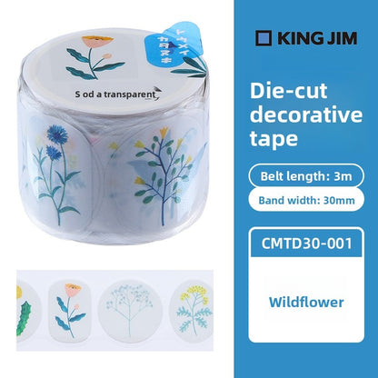 King Jim SODA Transparent Masking Tape