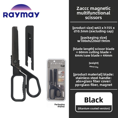 Raymay Fujii ZACCC Magnetic Multi-tool Scissors