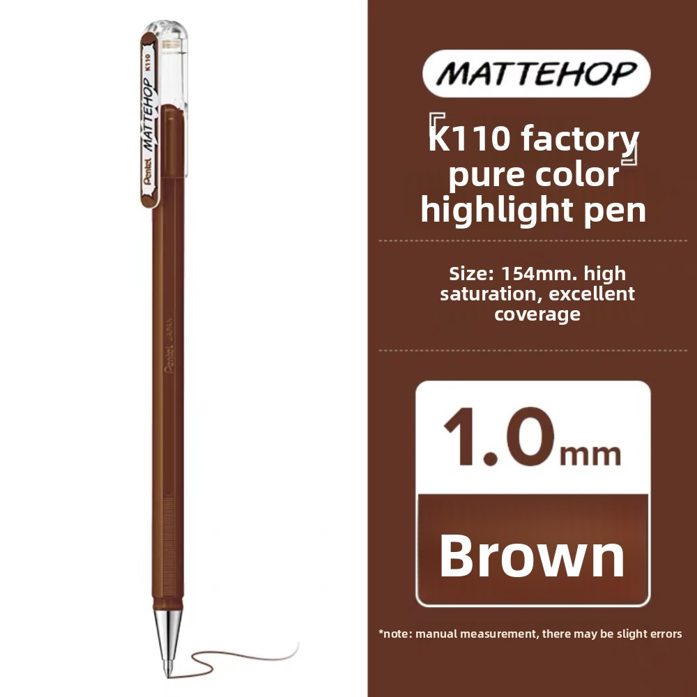Pentel Mattehop Gel Pen 1.0mm