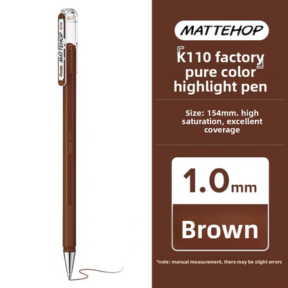 Pentel Mattehop Gel Pen 1.0mm