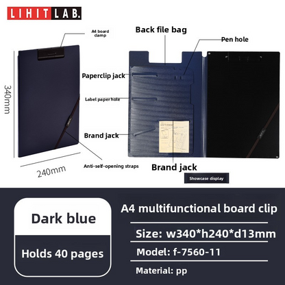 LIHIT LAB Binder Clipboard