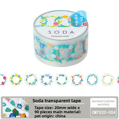 King Jim SODA Transparent Masking Tape