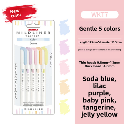 Zebra Mildliner Dual Head Highlighter Sets