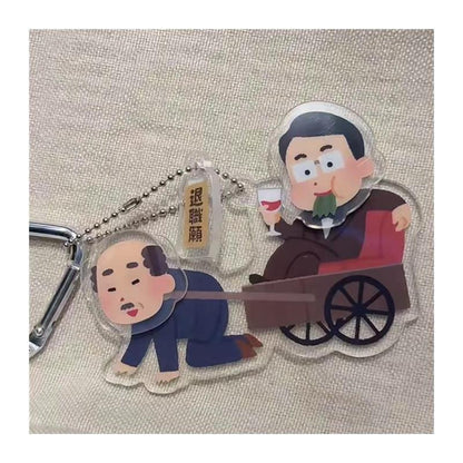Irasutoya Funny Keychain: Work