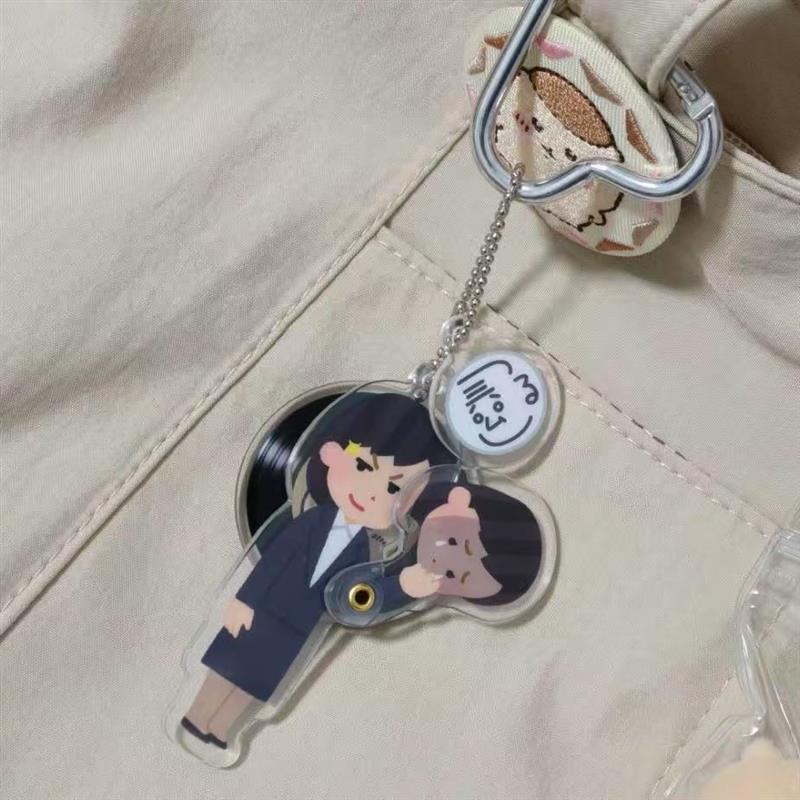Irasutoya Funny Keychain: Work