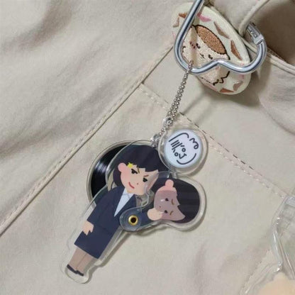 Irasutoya Funny Keychain: Work