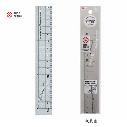Kutsuwa HiLiNE Aluminum Cutting Ruler 15cm