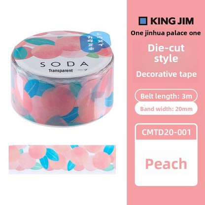 King Jim SODA Transparent Masking Tape