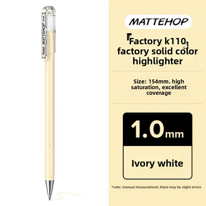 Pentel Mattehop Gel Pen 1.0mm
