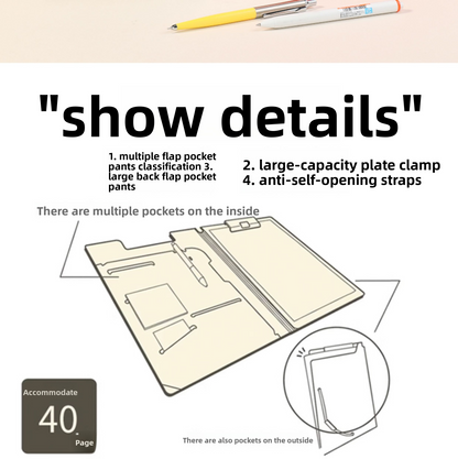 LIHIT LAB Binder Clipboard