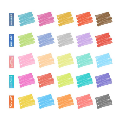 Zebra Mildliner Dual Head Highlighter Sets