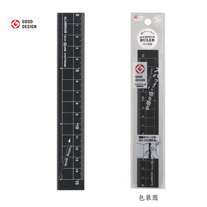 Kutsuwa HiLiNE Aluminum Cutting Ruler 15cm