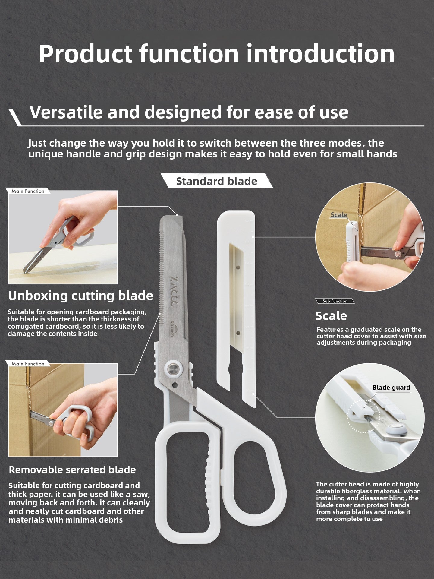 Raymay Fujii ZACCC Magnetic Multi-tool Scissors – Sumi