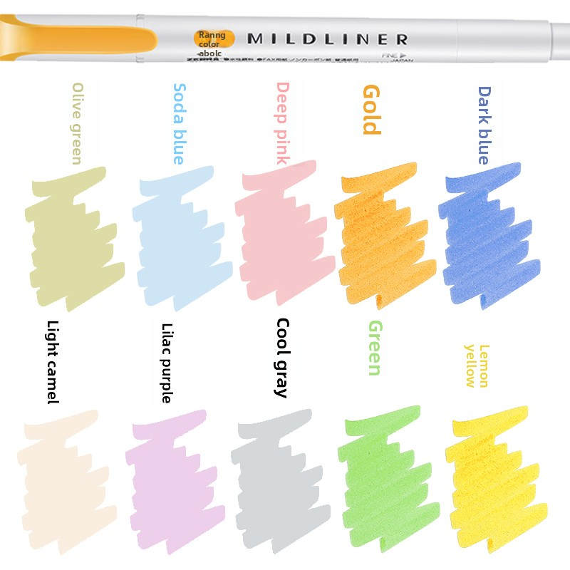 Zebra Mildliner Dual Head Highlighter Sets