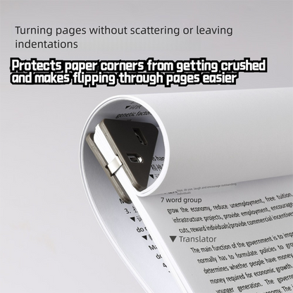 KOKUYO Triangle Corner Paper Clip 4Pcs Set
