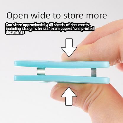 KOKUYO Triangle Corner Paper Clip 4Pcs Set