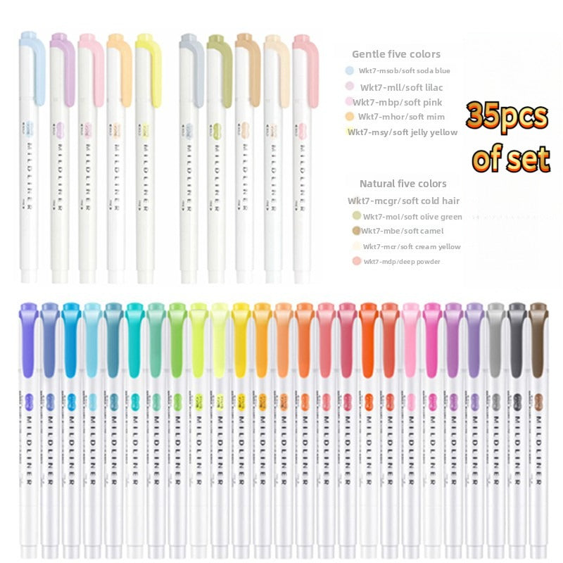 Zebra Mildliner Dual Head Highlighter Sets