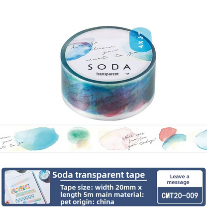King Jim SODA Transparent Masking Tape