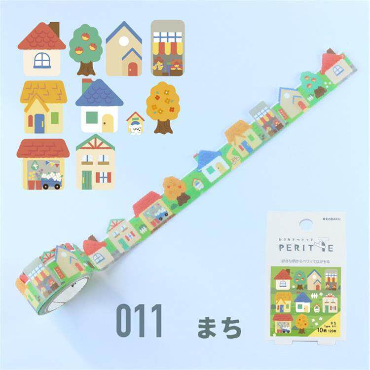 Kobaru KaraKara Peritte Washi Sticker Roll