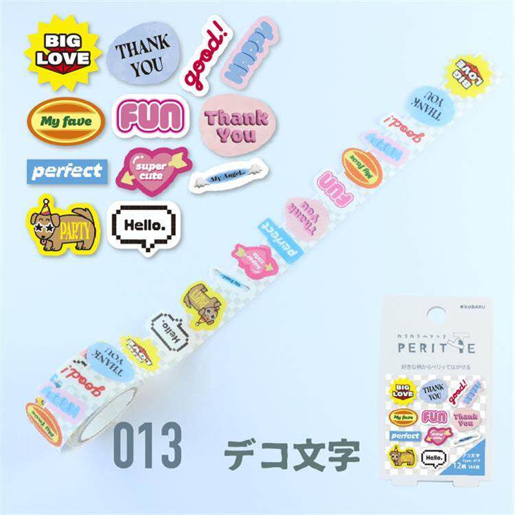 Kobaru KaraKara Peritte Washi Sticker Roll