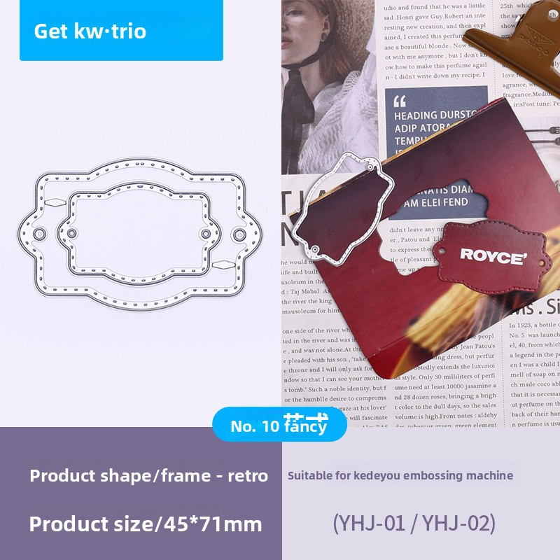 Kw-Trio Embossing Stencils & Plates