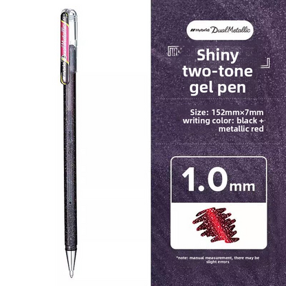 Pentel K110 Hybrid Dual Metallic Glitter Gel Pen