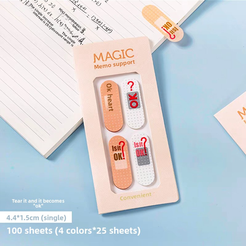 Magic Memo Waterproof Translucent Sticky Notes