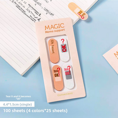 Magic Memo Waterproof Translucent Sticky Notes