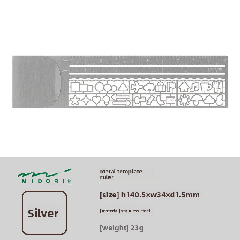 Midori Copper Ruler Stencil