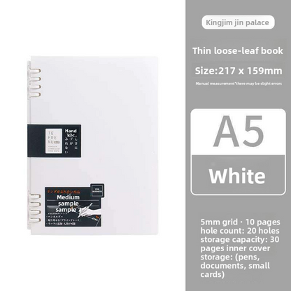 King Jim Detachable Ring Binder Notebook