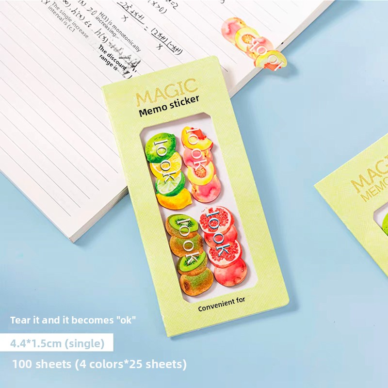 Magic Memo Waterproof Translucent Sticky Notes
