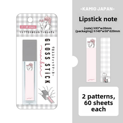 Unizakka Lipstick Double-sided Sticky Notes