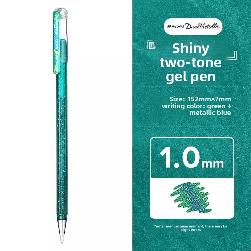Pentel K110 Hybrid Dual Metallic Glitter Gel Pen