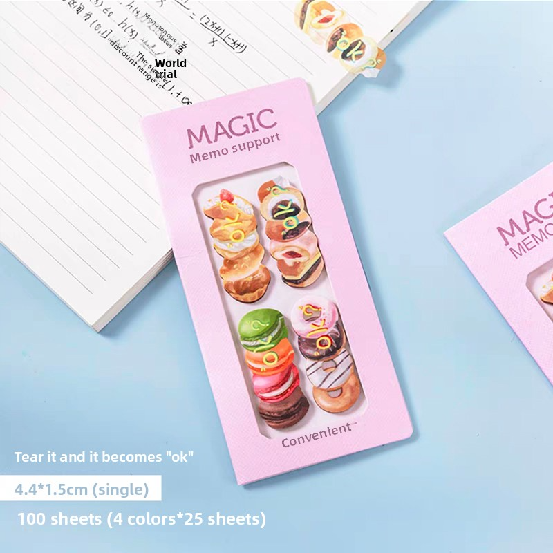 Magic Memo Waterproof Translucent Sticky Notes