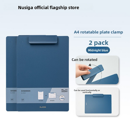 Deli Nusign Dual-Swivel Clipboard A4