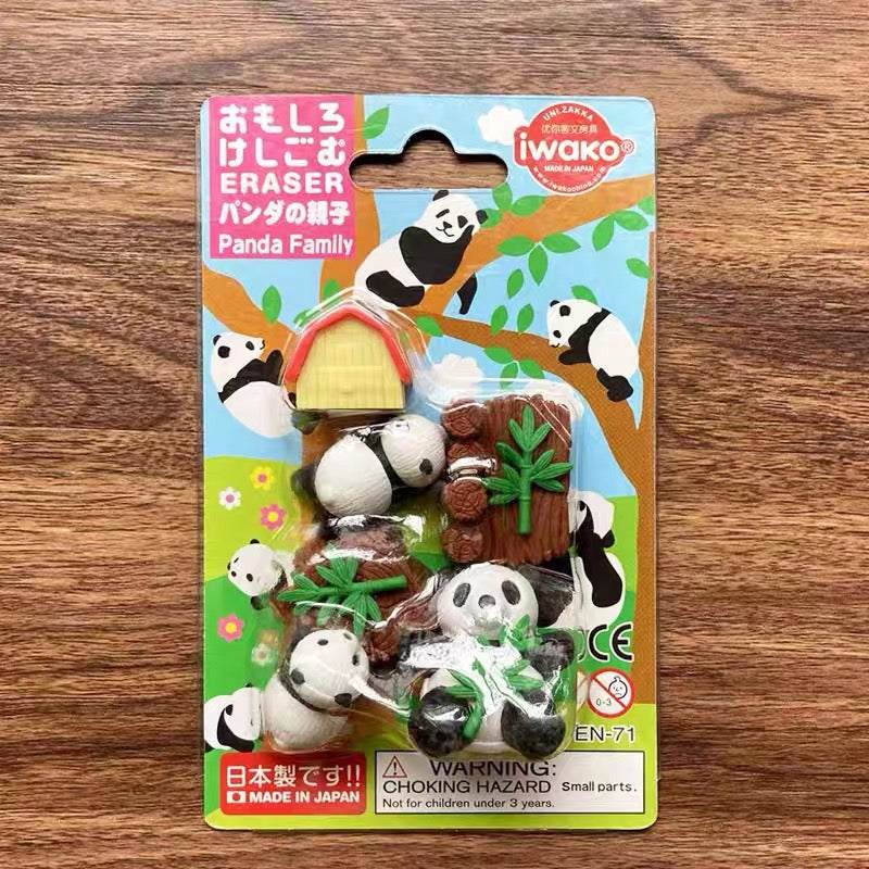 Iwako Eraser Sets: Animals