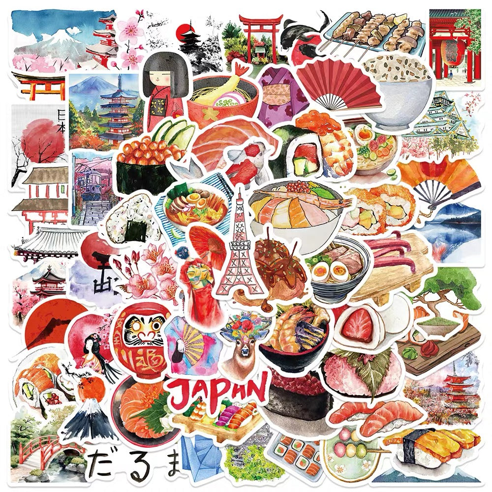 Japanese Culture-themed Sticker Sets