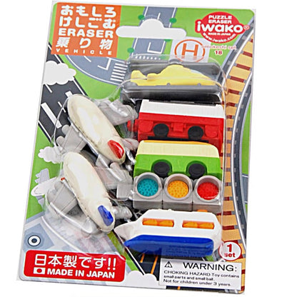 Iwako Eraser Sets: Vehicles