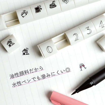 Shachihata Nototo 10 Stamp series